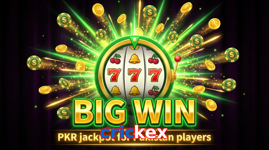 Big win animation on Crickex slot game