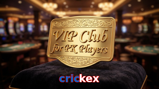 Main screen of Crickex vip page for PK players